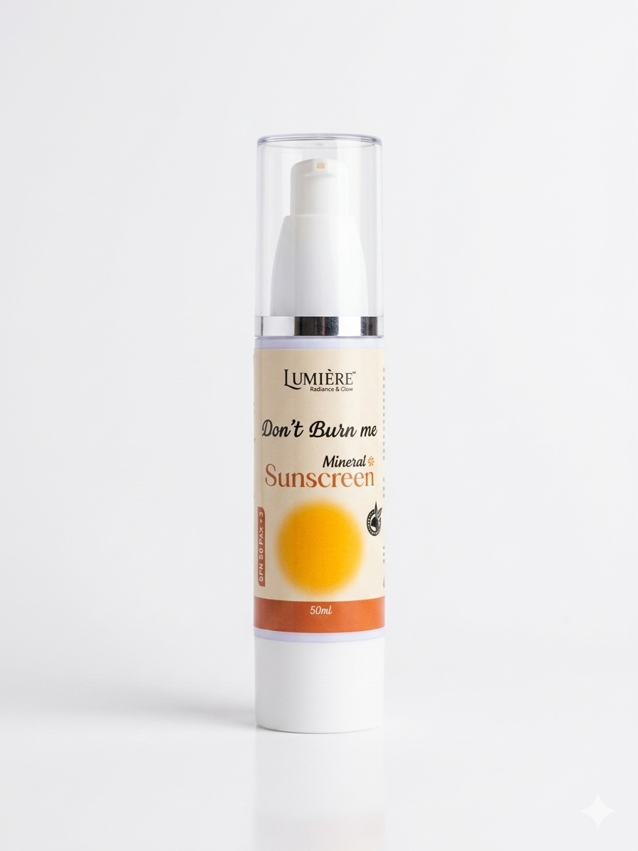 Don't Burn Me Lightweight Mineral Sunscreen