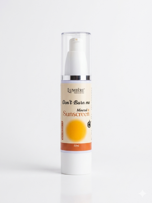 Don't Burn Me Lightweight Mineral Sunscreen