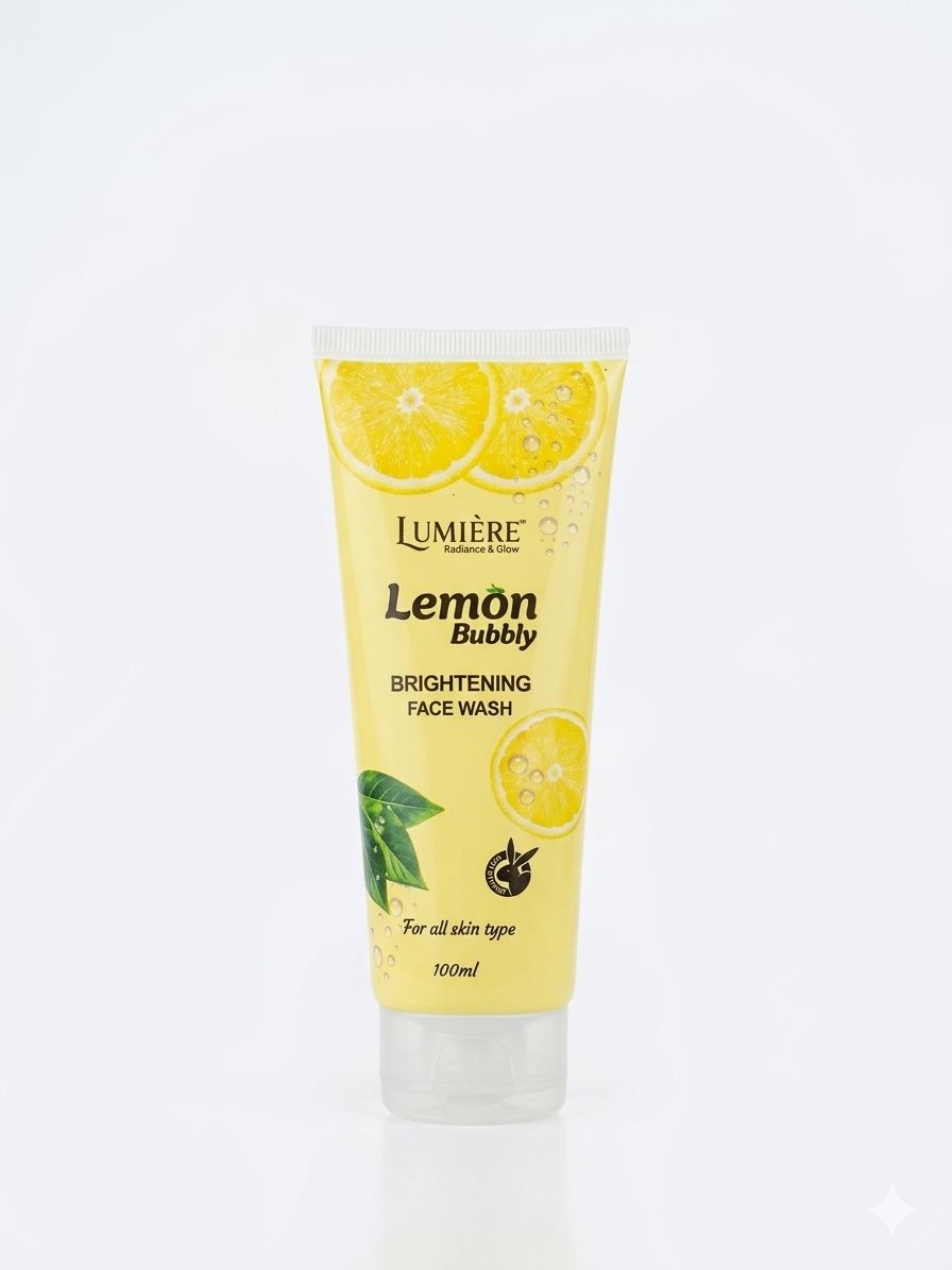 Lemon Bubbly Brightening Facewash